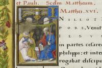 Detail from Magdalen College, ms Lat. 223 38r
