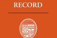 Bodleian Library Record, Volume 28, Number 2, October 2015