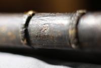 Detail of the binding of Magdalen ms lat 223
