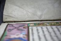 Detail of the binding of Magdalen ms lat 223