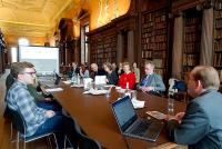 Round table attendees assemble